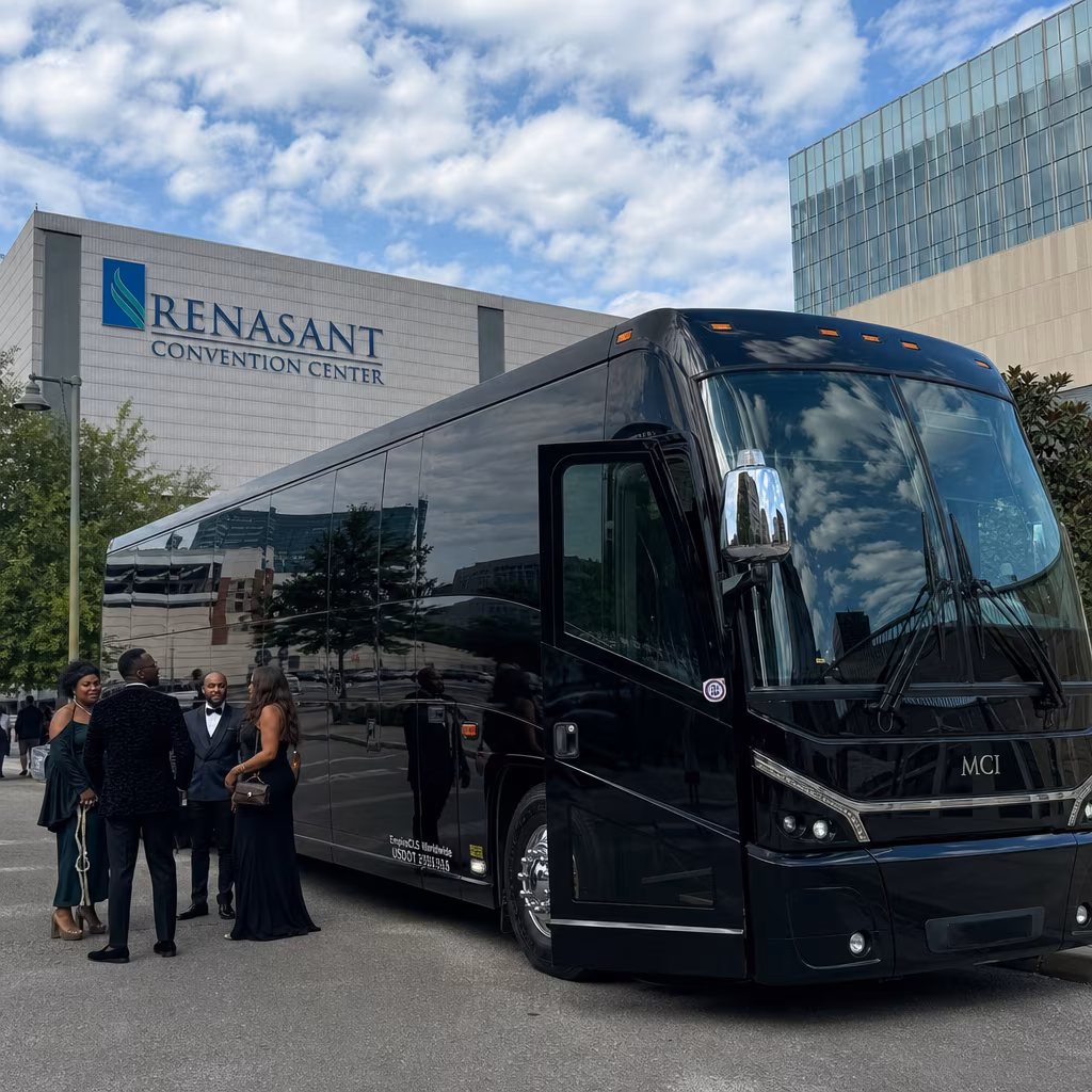 Rent a Bus to Renasant Convention Center