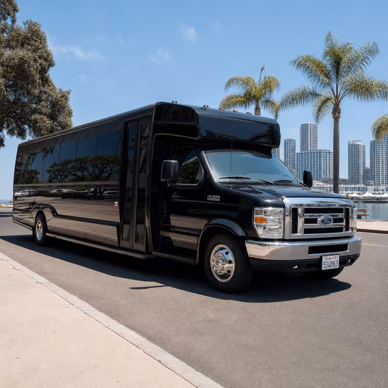 15 Passenger Party Bus Exterior