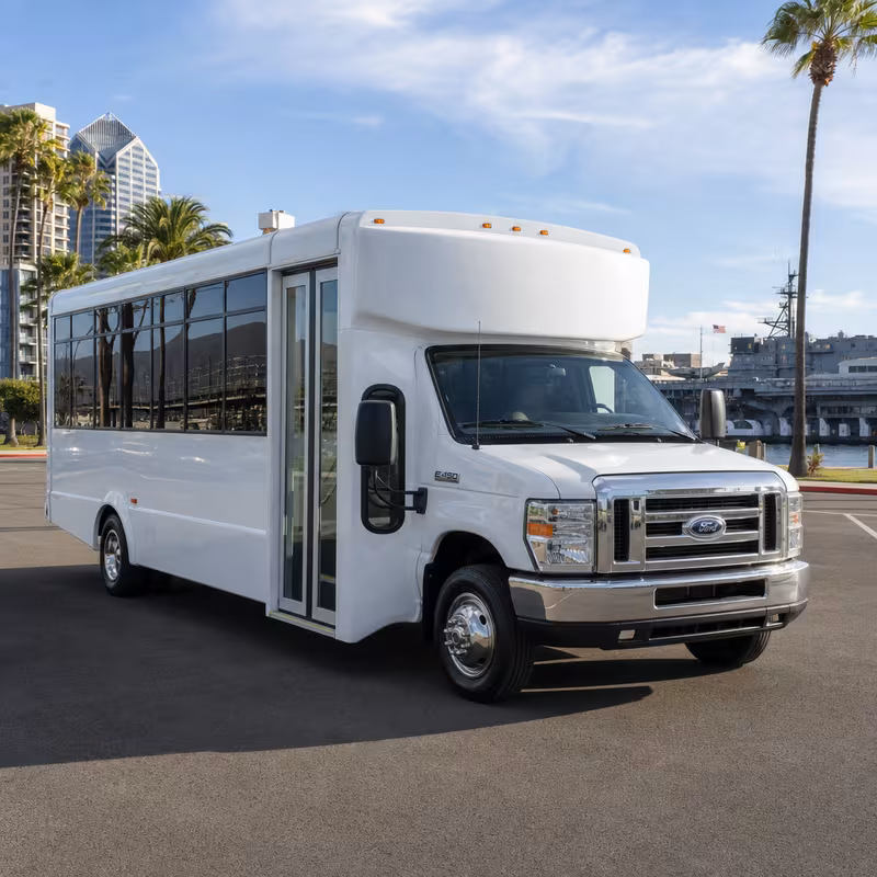 15-35 Passenger Minibus Exterior
