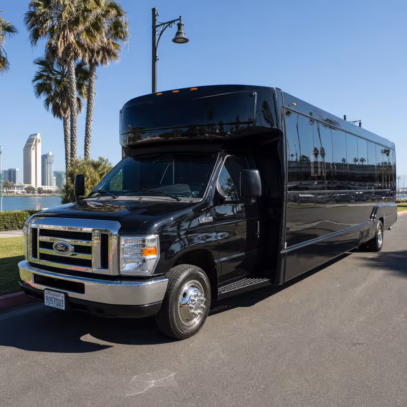 25 Passenger Party Bus Exterior