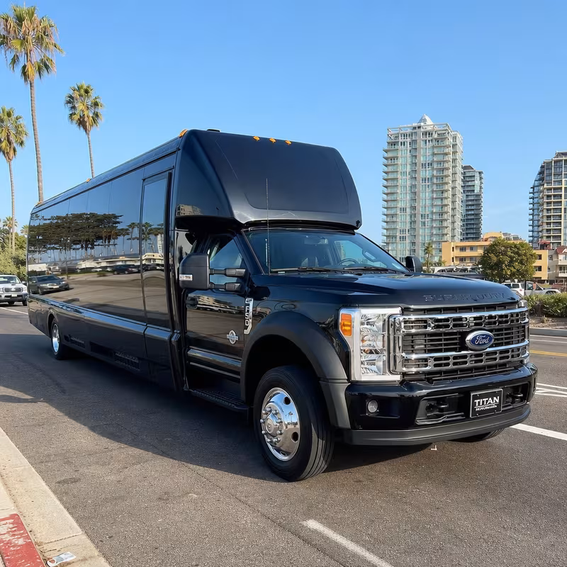 28 Passenger Party Bus Exterior