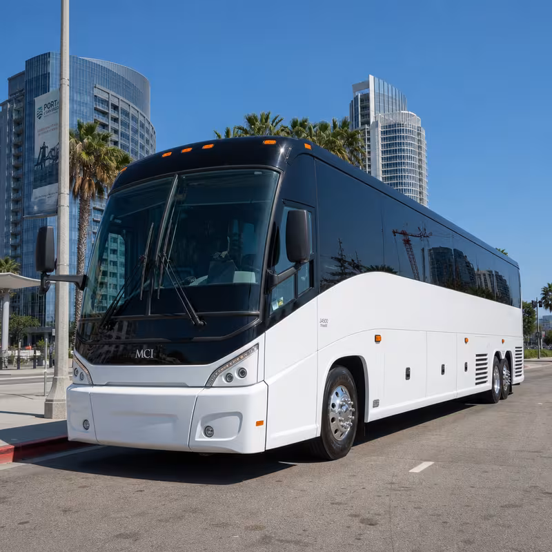40-56 Passenger Charter Bus Exterior