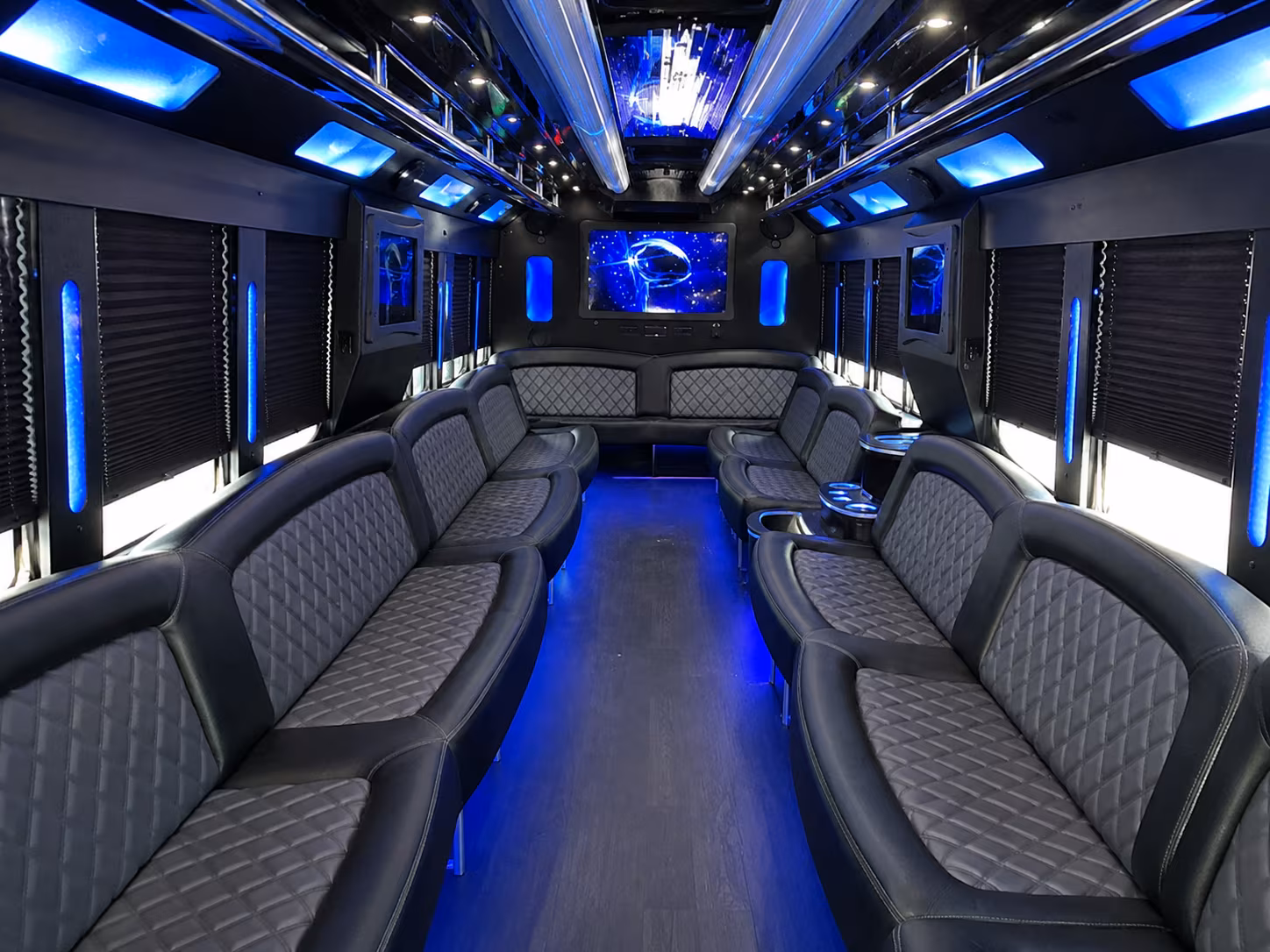 Memphis Birthday, Sweet 16, & Quinceañera Transportation party bus exterior