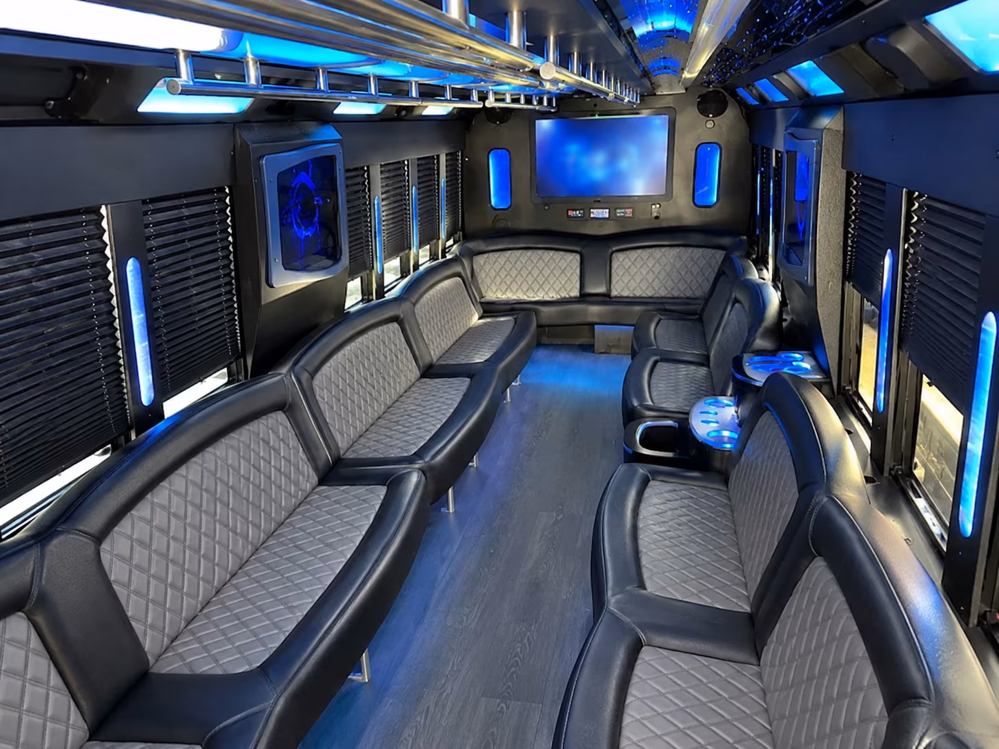 Memphis Concert & Music Festival Transportation party bus interior