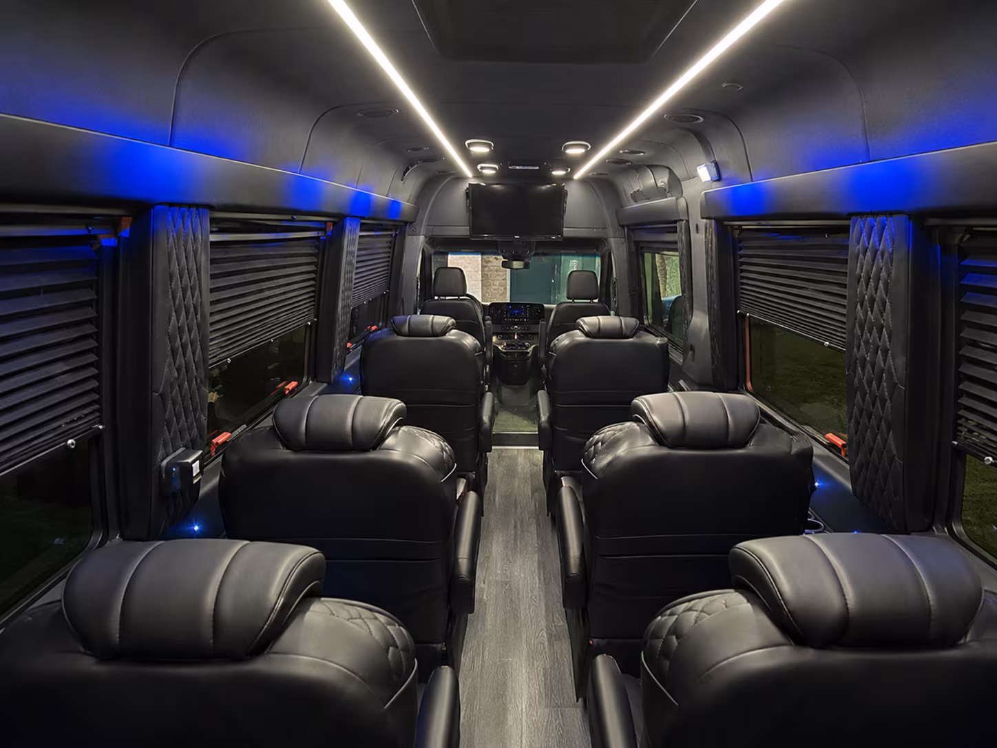 Memphis Corporate Transportation party bus interior