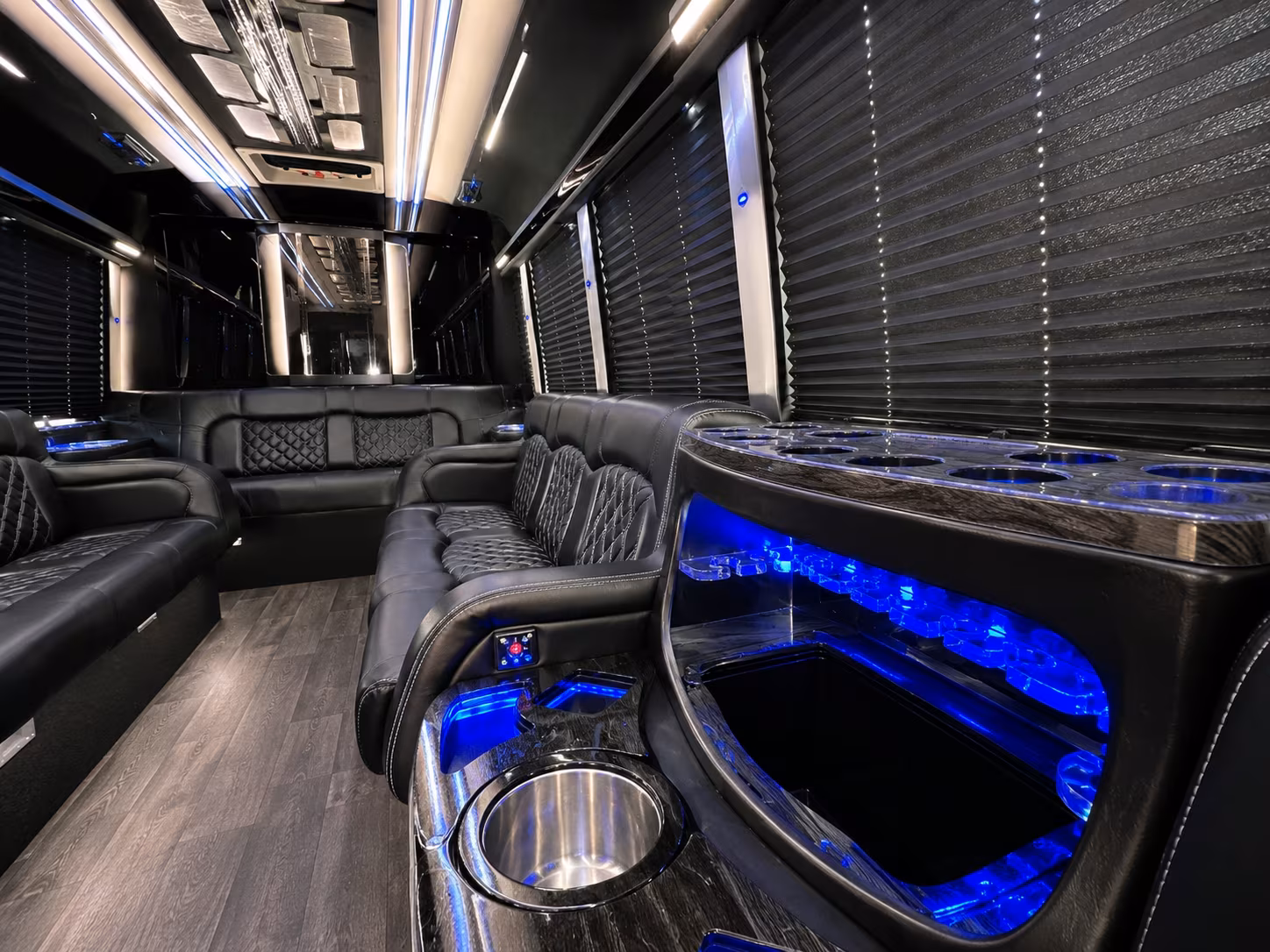 Memphis Private Event Transportation party bus exterior