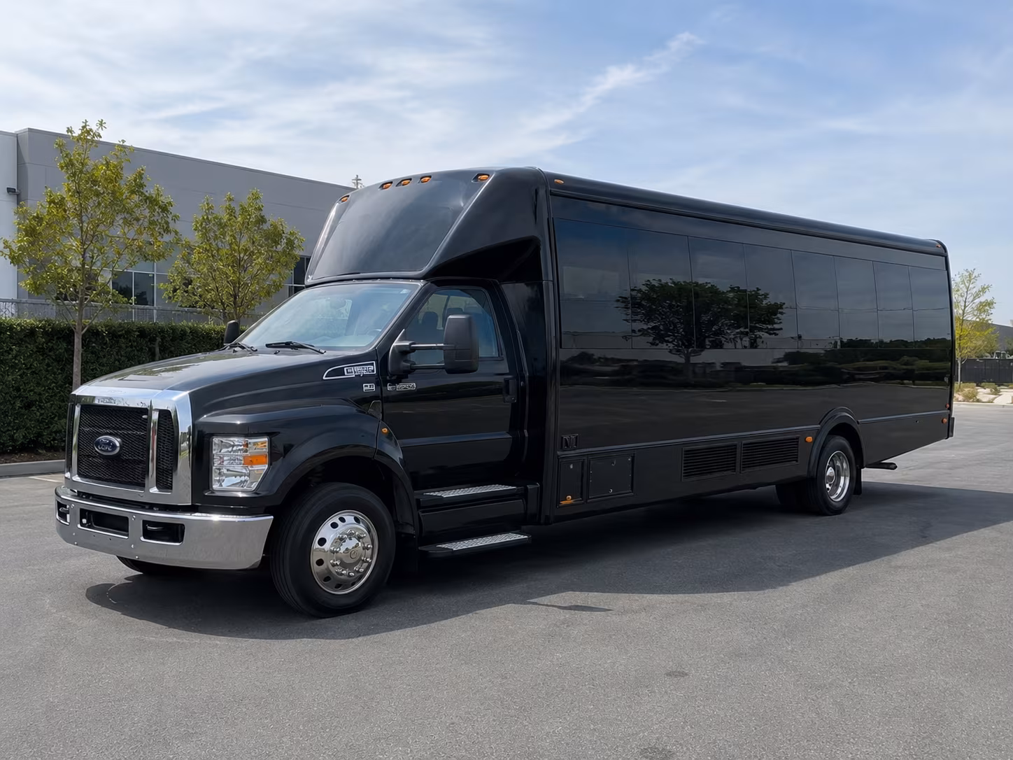 Memphis Private Event Transportation party bus exterior
