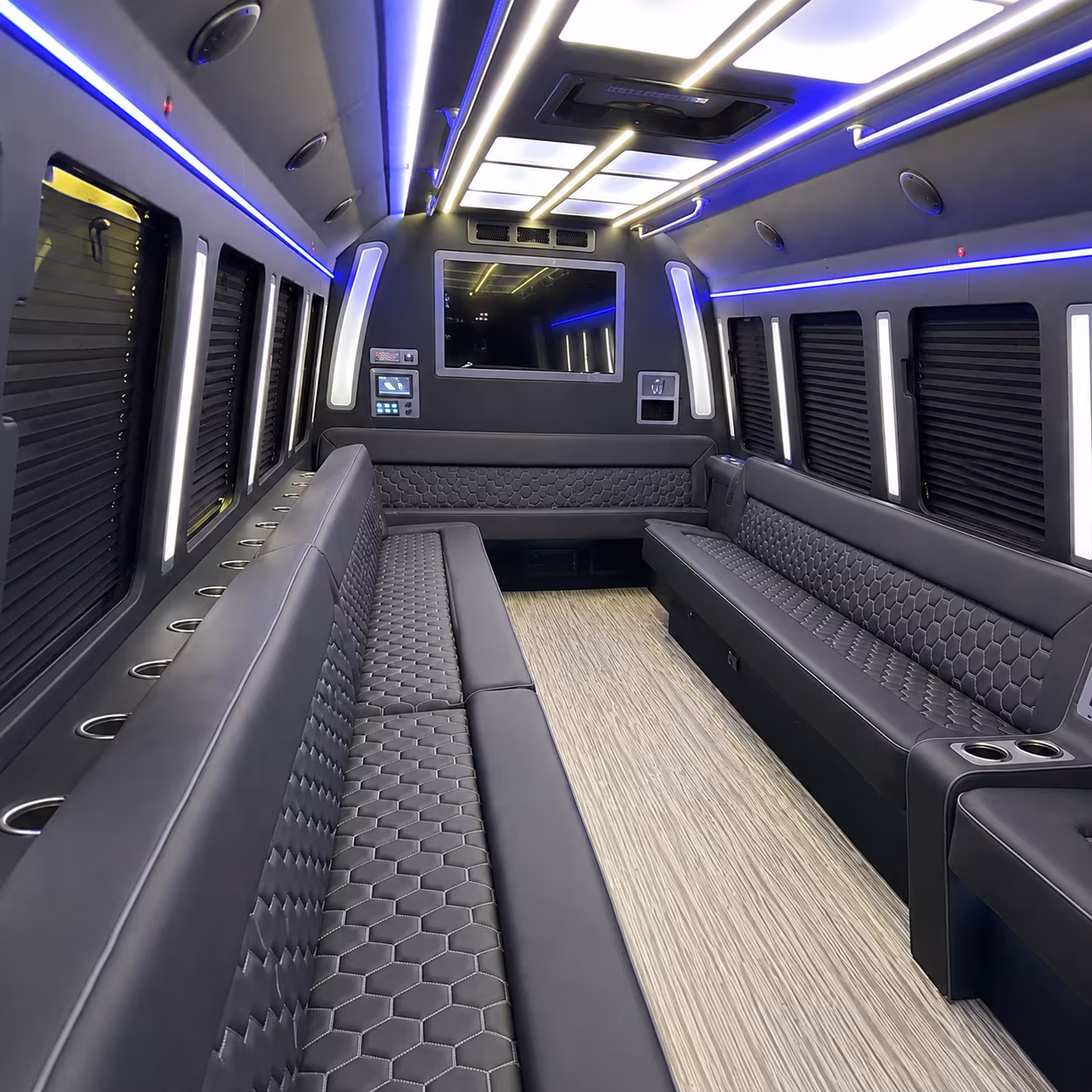 Memphis Prom & Homecoming Transportation party bus interior