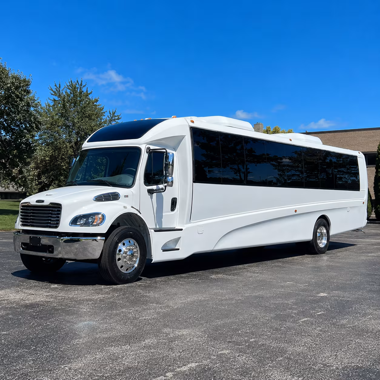 Memphis School Event Transportation party bus exterior