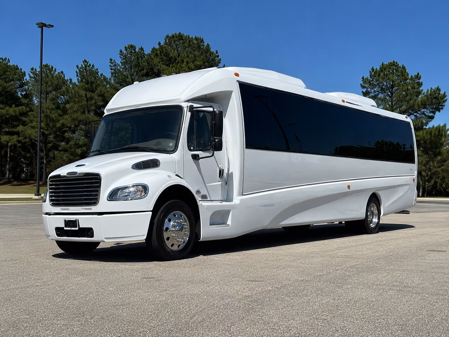 Memphis Sporting Event Transportation party bus exterior