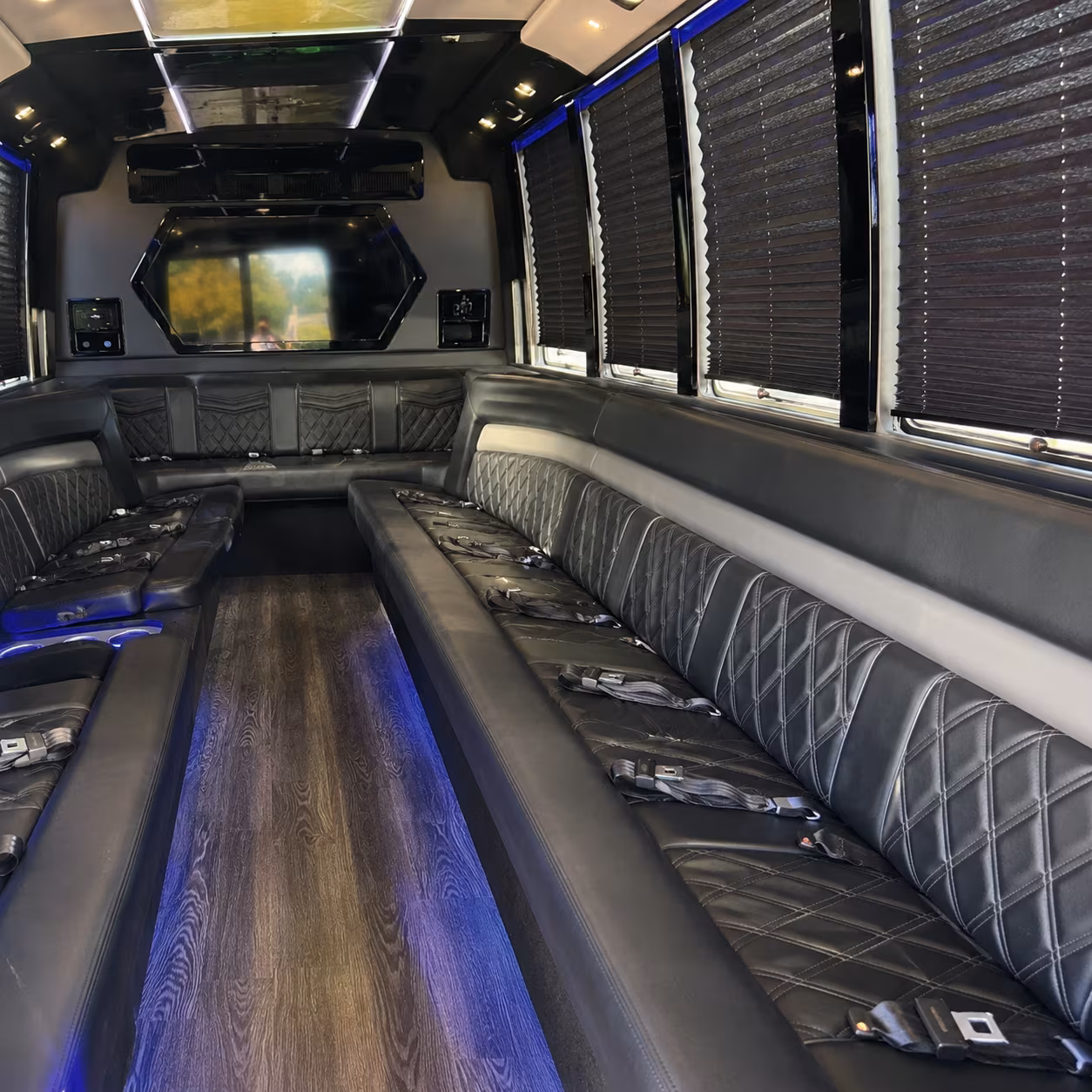 Memphis Sporting Event Transportation onboard seating