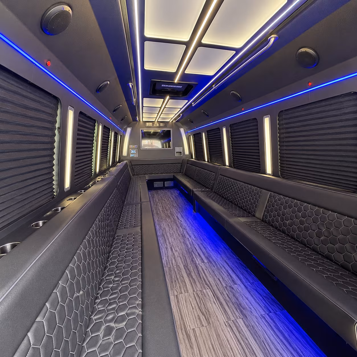 Memphis Wedding Transportation party bus exterior