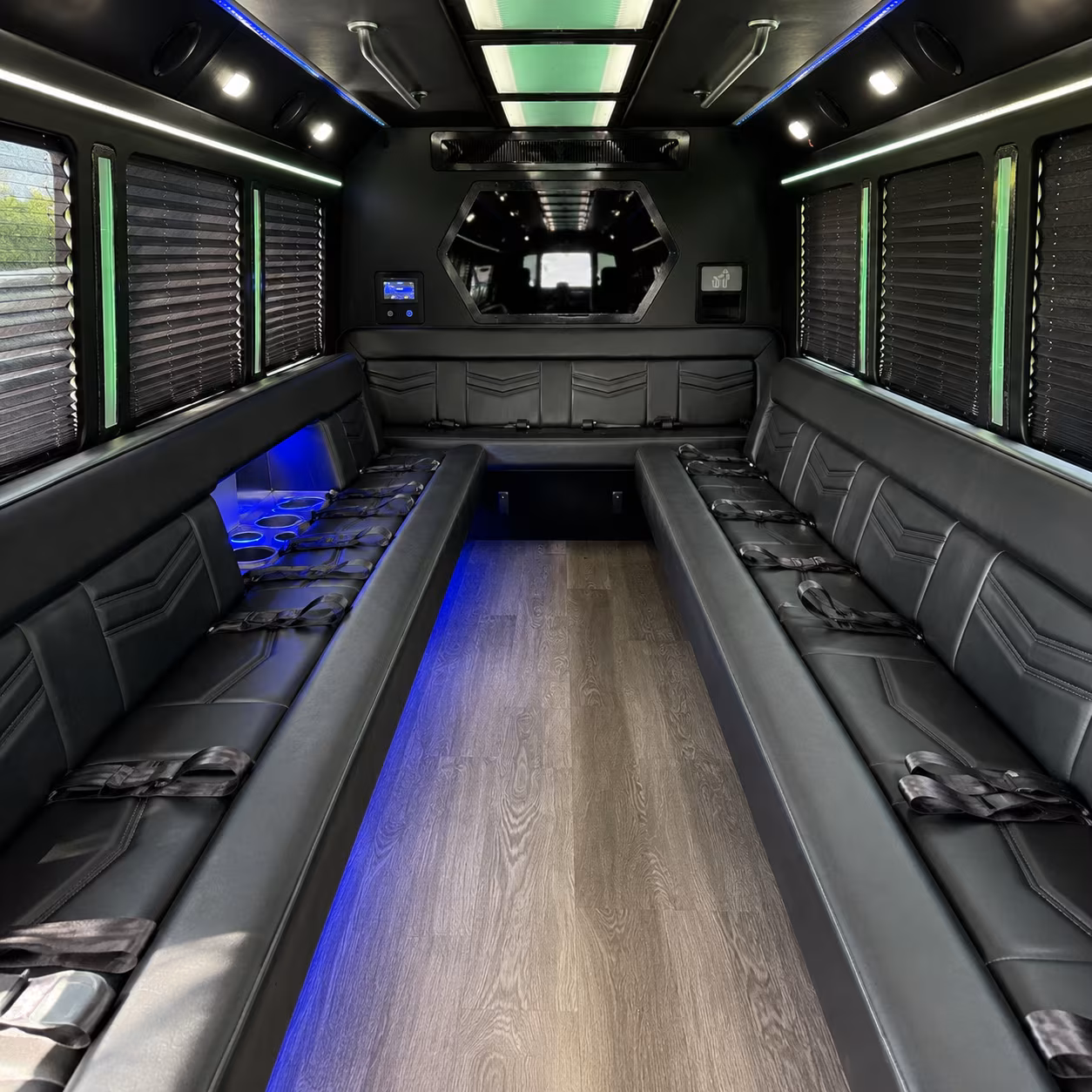 Memphis Wedding Transportation party bus exterior