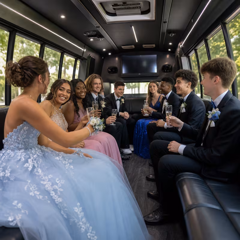 Memphis Prom & Homecoming Transportation fleet vehicle