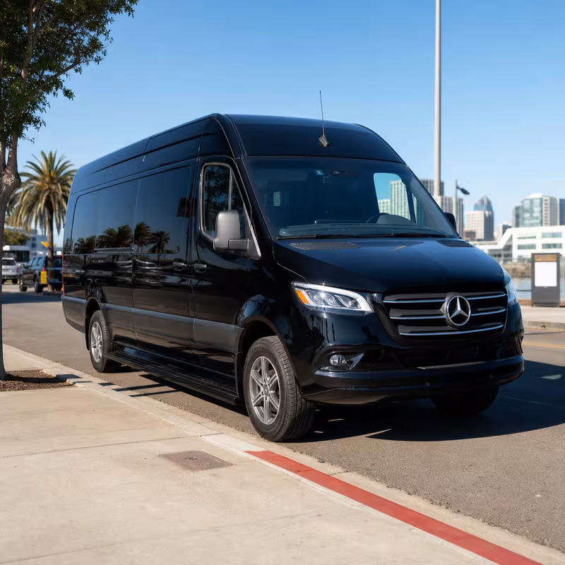 14 Passenger Sprinter Limo Exterior