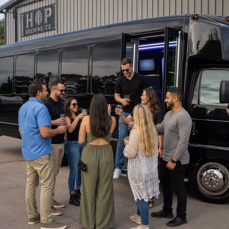 Memphis Winery & Brewery Tour Transportation fleet vehicle